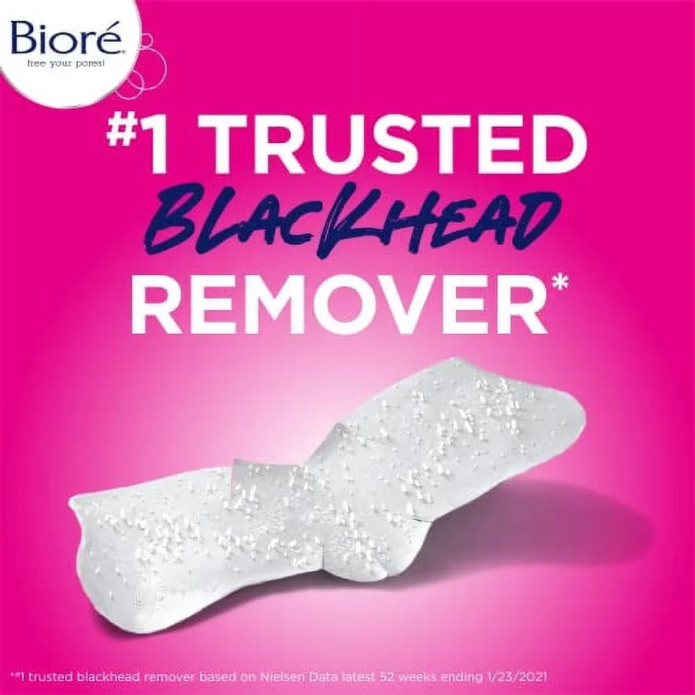 Unclogging, Pore Pore Or Removal Blackhead Remover Forehead, And Strips 12 With Nose+Face, Non-Comedogenic Blackhead Chin Nose Instant Face Count Oil-Free, 12 For Strips, Use, + 24