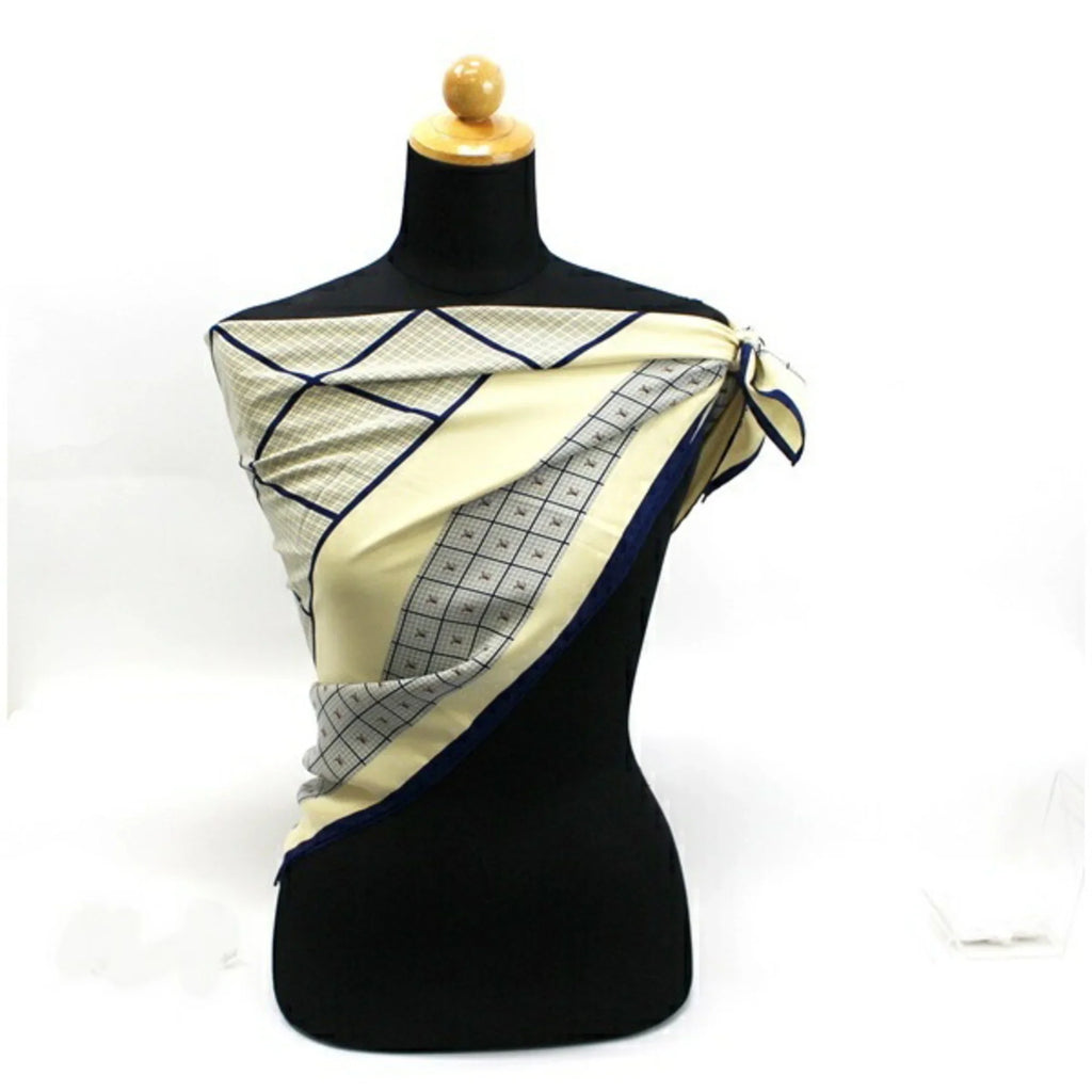 (Good) Scarf Muffler Pre-Owned Vuitton Women's Louis Beige