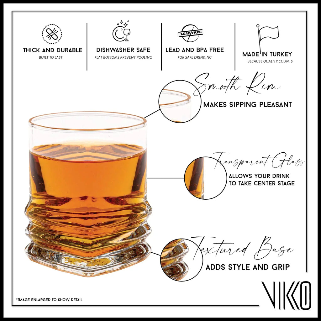 (Chile) and For Glasses Glasses, Bar Tequila Mini Glasses, Ounce 6 Small Glass of and Piece Shooter Alcohol Set Spirit 1.9 Shots, 6 Set Liquor Vikko Espresso Durable Shot