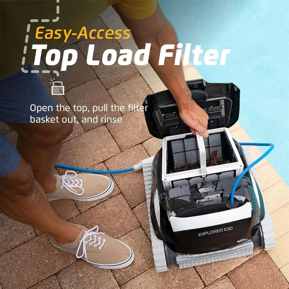 up Bundle Cleaner Pool Ultra Filter Robotic Fi Fine Explorer 50 E30 - - FT Dolphin Wi Vacuum with to