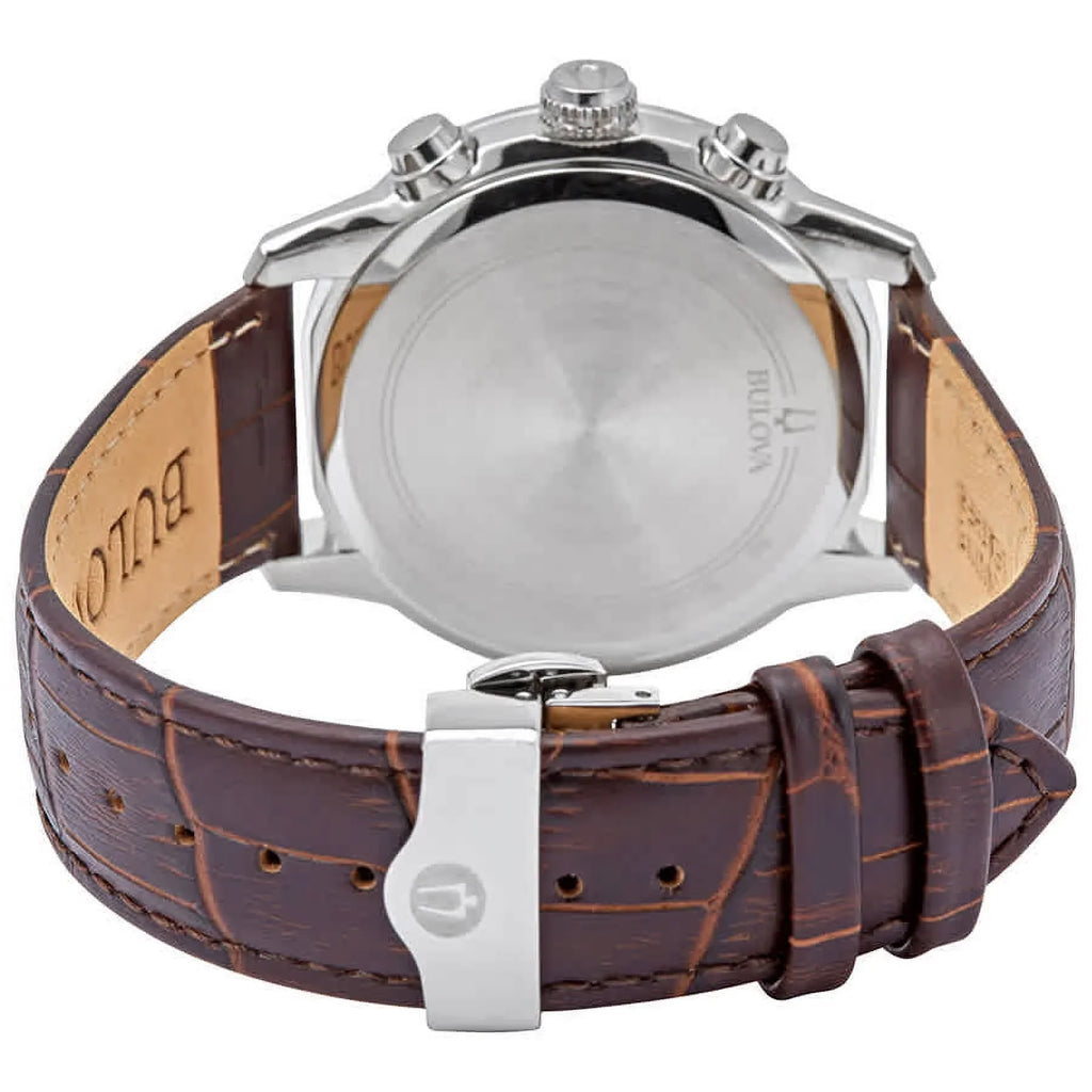 96B311 Leather Bulova Brown Chronograph Sutton Watch Mens