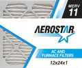 Filter by Air MERV AC 12x24x1 and Furnace of 11, - Aerostar Box 6