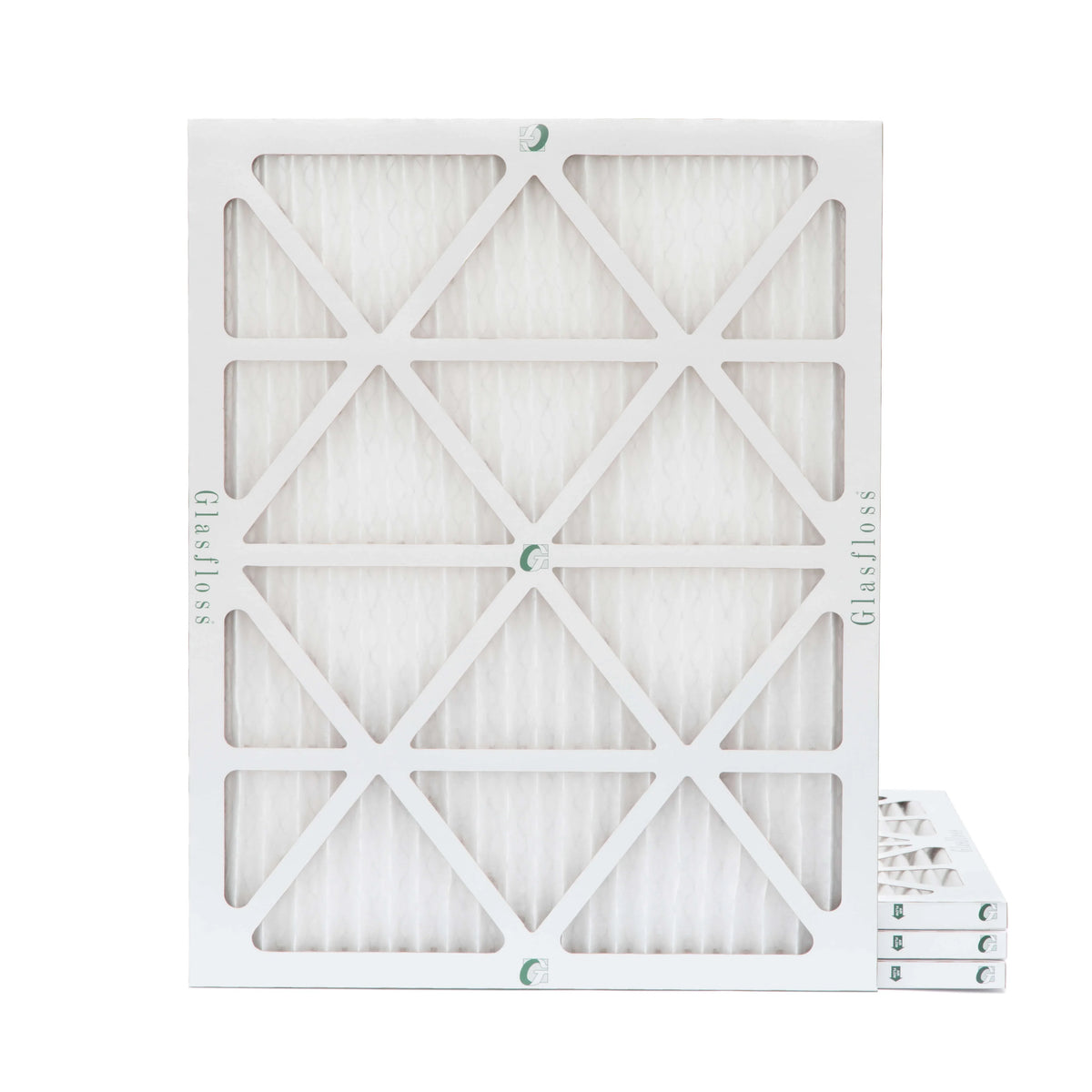MERV AC 10 x 7/8 ZL Exact Air x 4. 19-1/2 of Box Filters. 21-7/8 Furnace 20x22x1 Pleated Glasfloss Size: