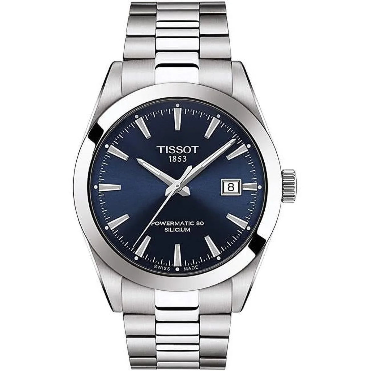 Gentleman Steel 80 Tissot T1274071104100 Stainless Mens Powermatic Silicium Watch, Tissot
