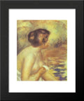 Bather Framed Art by 20x24 The Renoir, Pierre Auguste Print