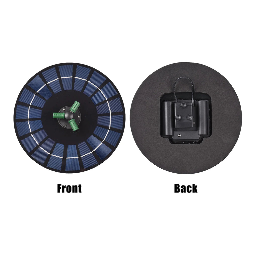 Pump Off fountain,Led With 9 With Auto-shut 9 Pump Led Solar Nozzle Battery Auto-shut Qisuo Solar Solar Battery 6w Auto-shut Nozzle Off Off Rotatable 9 Inch Yaliya Water Inch Water Bath With