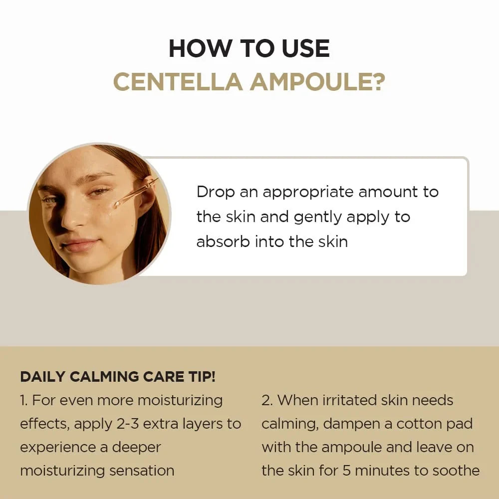 3.38 Serum Facial Asiatica fl.oz(100ml) Centella Ampoule SKIN1004 Madagascar