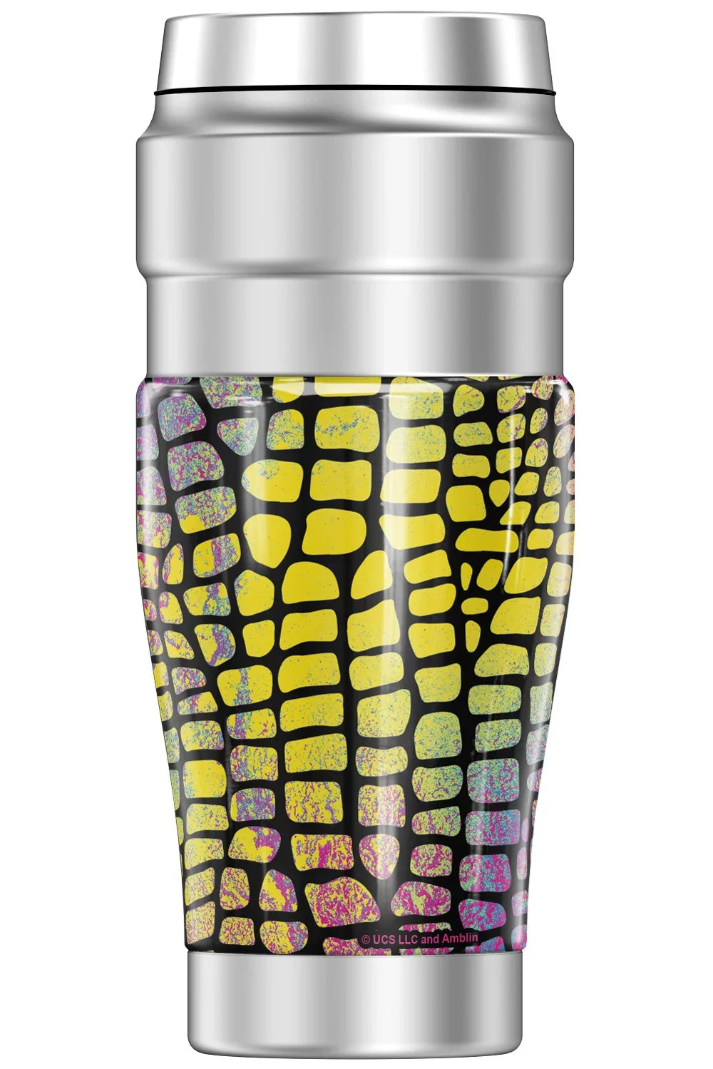 STAINLESS Neon Vacuum insulated Double 16oz Cmyk Travel Jurassic Stainless Steel KING Tumbler, Wall, Scales World THERMOS &