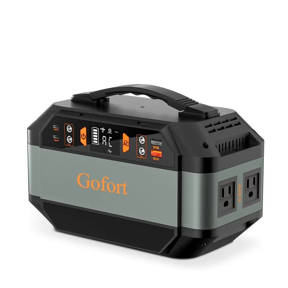 DC Power USB Solar Supply and 12V 4X Portable Station, CPAP, 2X 299Wh with Outlets Travel, Outlets, Camping, AC RV Power Power 330W for Outdoor 110V Emergency Backup 4X Outlets Home Generator