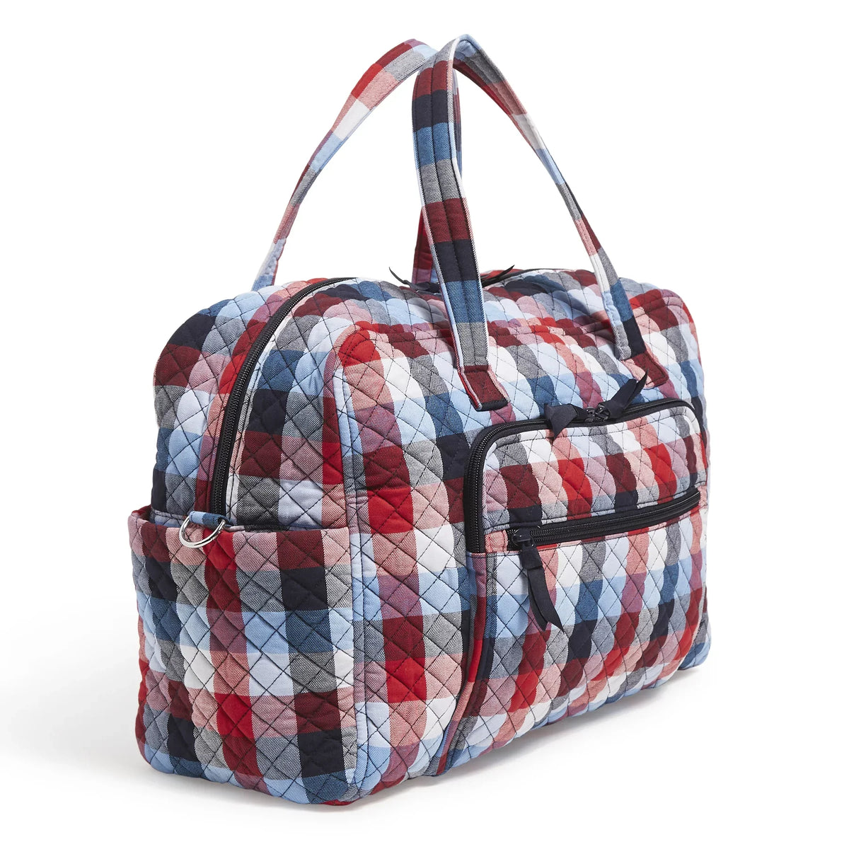 Bag Plaid Patriotic Bradley Vera Women's Recycled Weekender Cotton Travel