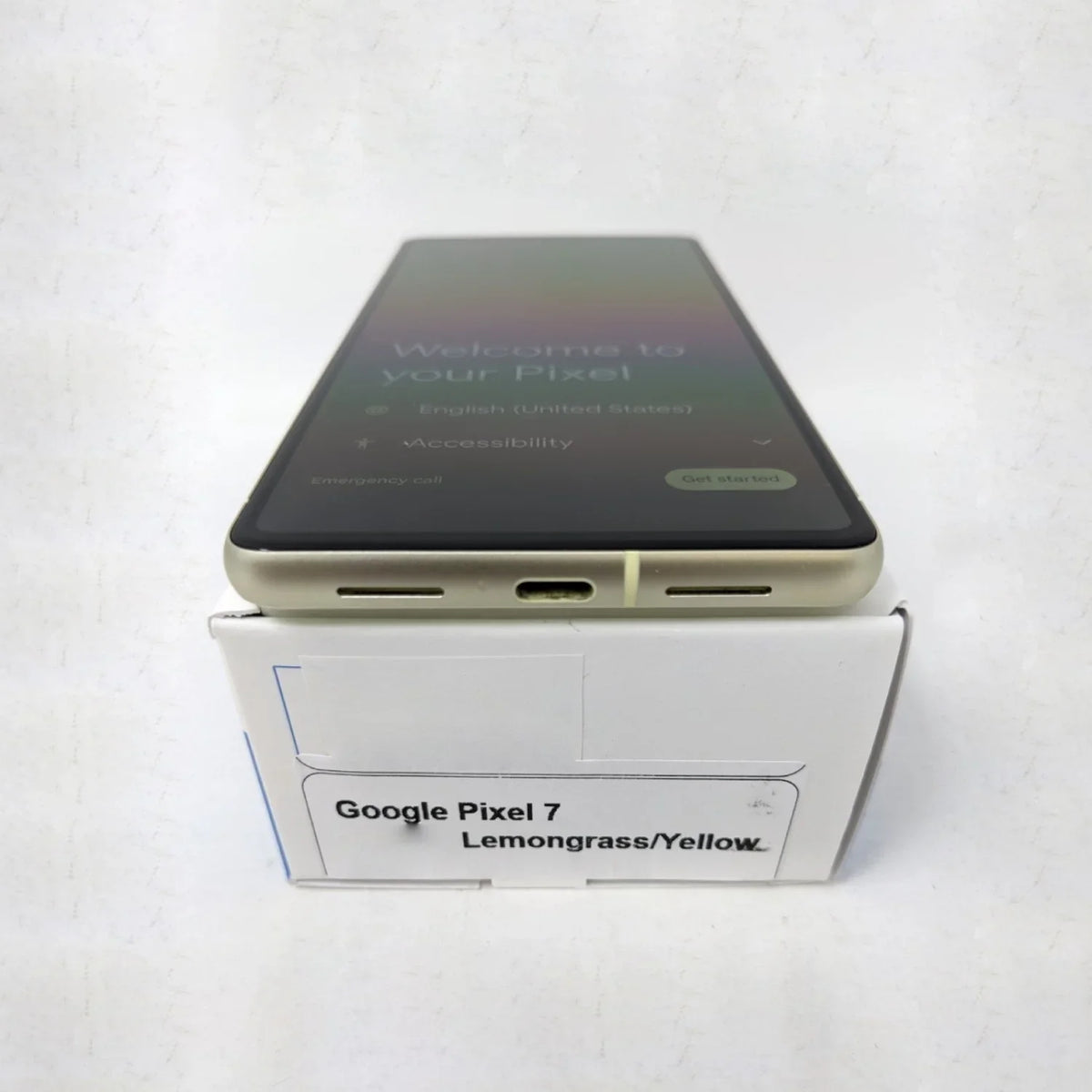 Lemon Pre-Owned 50MP 5G Pixel Grass/Yellow (Good) RAM 8GB 128GB - Google 7 Smartphone Verizon Unlocked GQML3