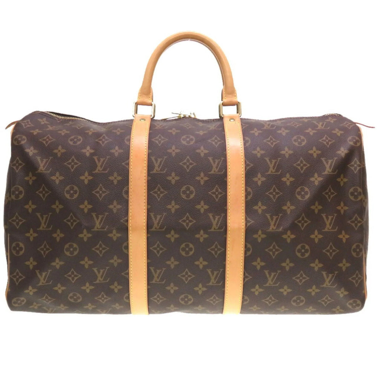 Vuitton Bag Keepall Pre-Owned Monogram Boston (Fair) 50 M41426 Louis
