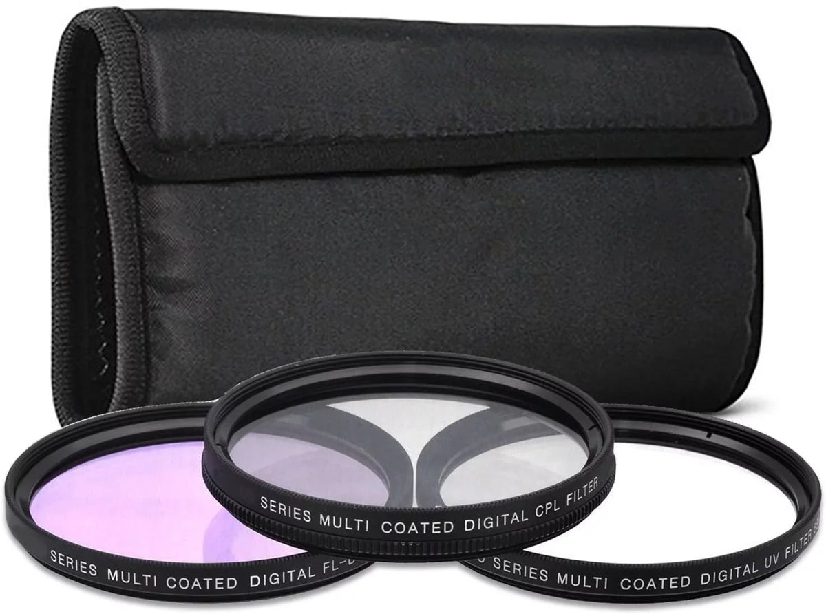 45-200mm Panasonic CPL for Filter MEGA FLD Vario OIS f/4-5.6 3PC 52mm Kit UV Lens G