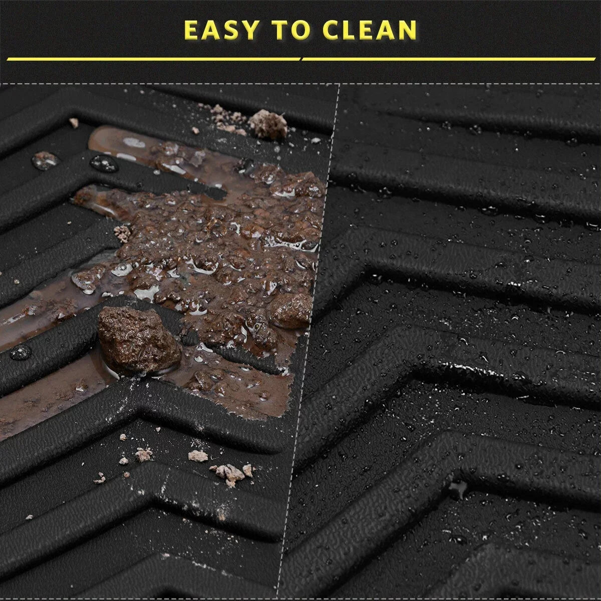 Trunk Mats All Floor Weather Black Ledkingdomus 2020-2023 Mat Model Y Rear Tesla for