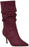 Calf Mid Stiletto West Wine 600 9, Mycki Women's Boot Heeled Nine