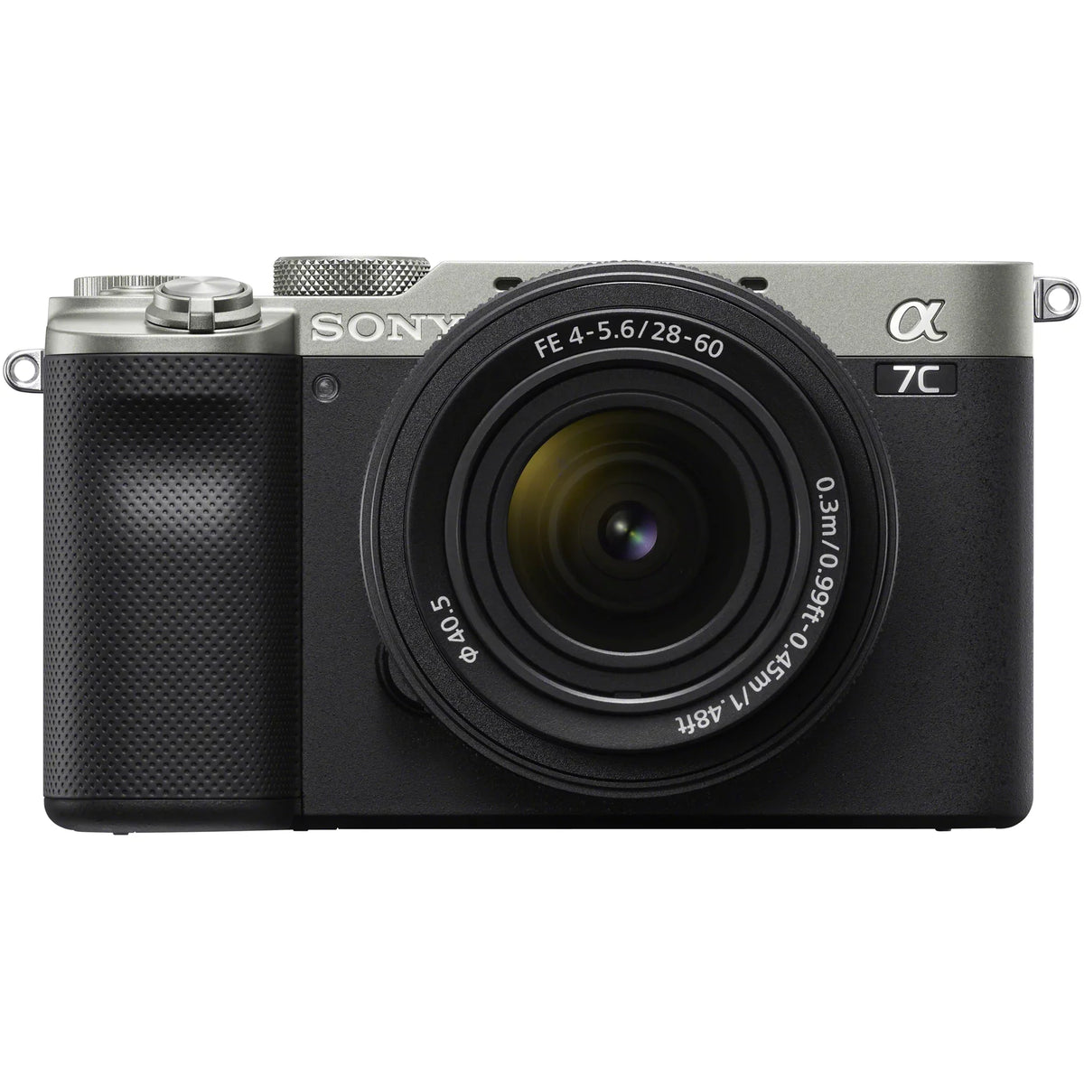 Alpha with + Body Macro Filters 28-60mm Bundle + + with + Frame a7C Silver Sony Extra ILCE7CL/S Gear Lens Flash 7C F4-5.6 Kit Battery Mirrorless Case & Accessories Telephoto + Deco Full Camera Lenses
