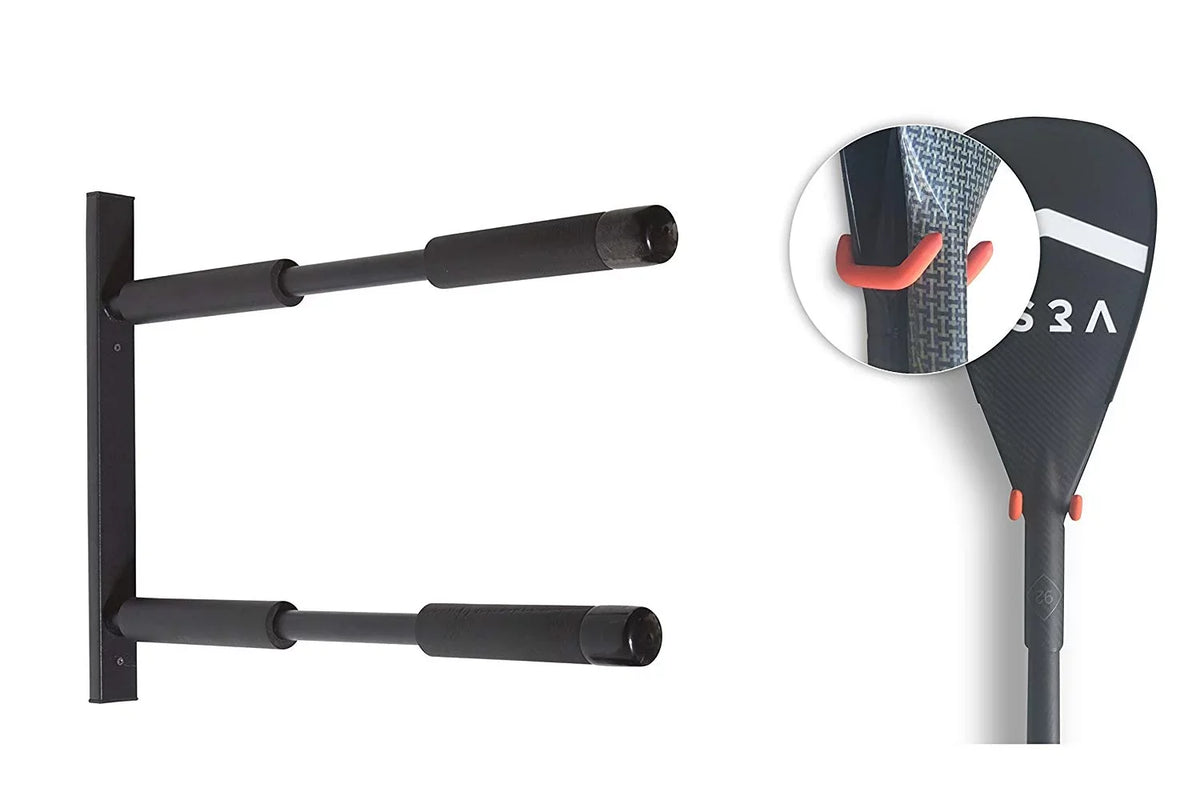 Cor | Mount Included Boards Duty | Free Hook Wall Paddle 2 Surf SUP Heavy | Surfboard Paddle | Board | Double Rack