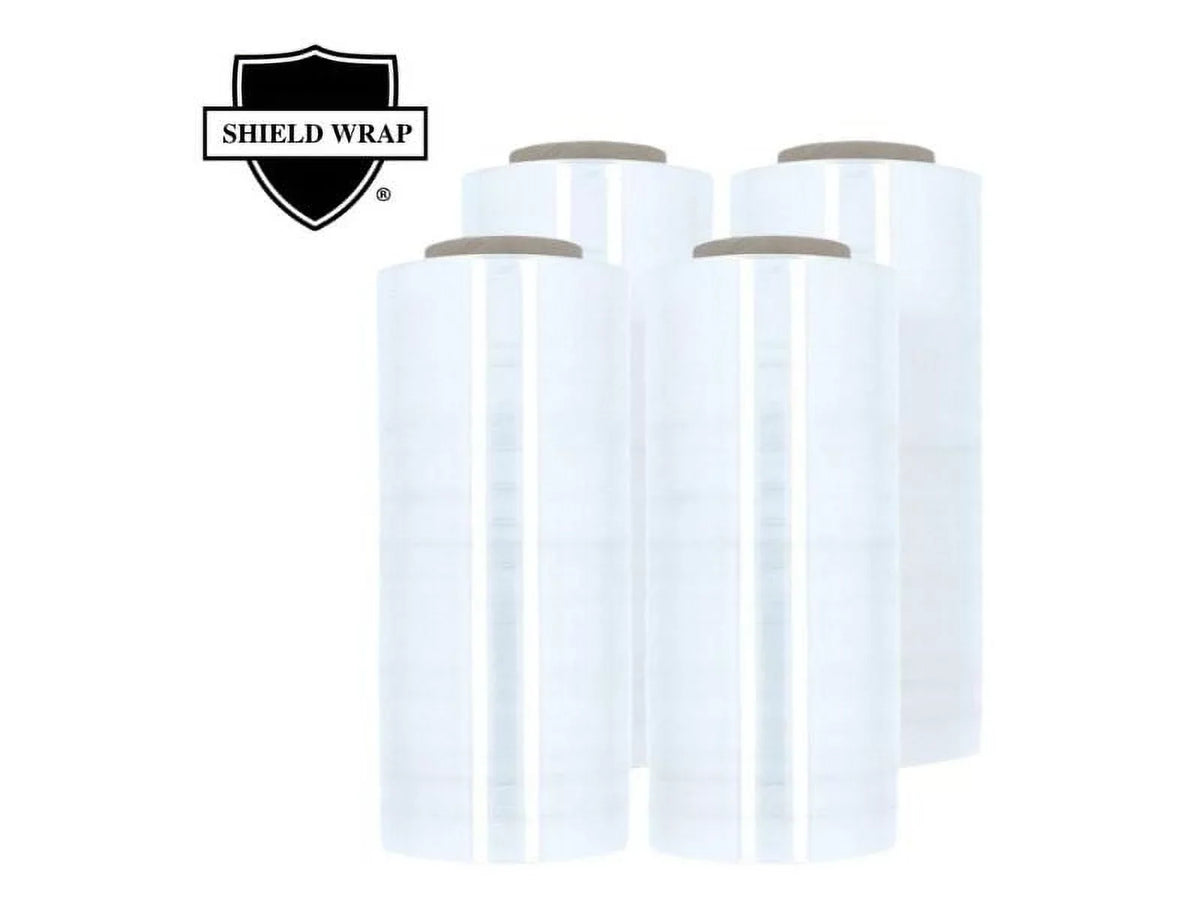 for Shrink Rolls 3" x 256 Wrap 1476' Clear, Core SSBM Bundling Hand 15" Pallets, Warehouse, 30 Wrapping Gauge, Film Merchandise, Plastic Pre-Stretch