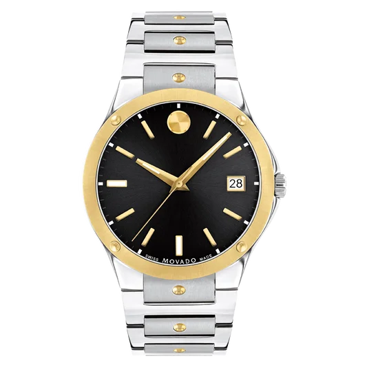 Dial Watch SE Black 0607596 Unisex Movado Steel