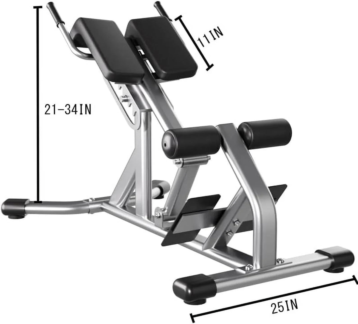with Abdominal for Training Roman Waist, Hyperextension and Capacity Back, Bench Weight Commercial Chair: kg 300 Muscle