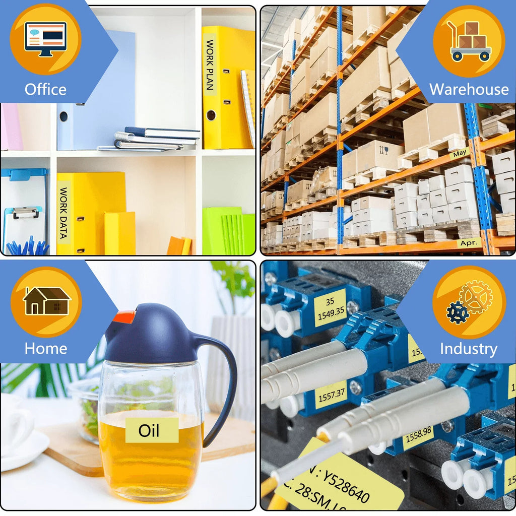 Tape Compatible Label Brother 50PK on Black TZe831 GREENCYCLE for TZ P-touch 12mm TZe-831 TZ831 Gold Laminated TZ-831 TZe