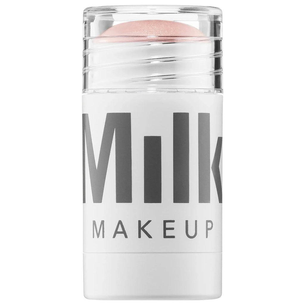 Dewy Turnt pink - MAKEUP MILK - pearl Highlighter white with Stick Cream gold