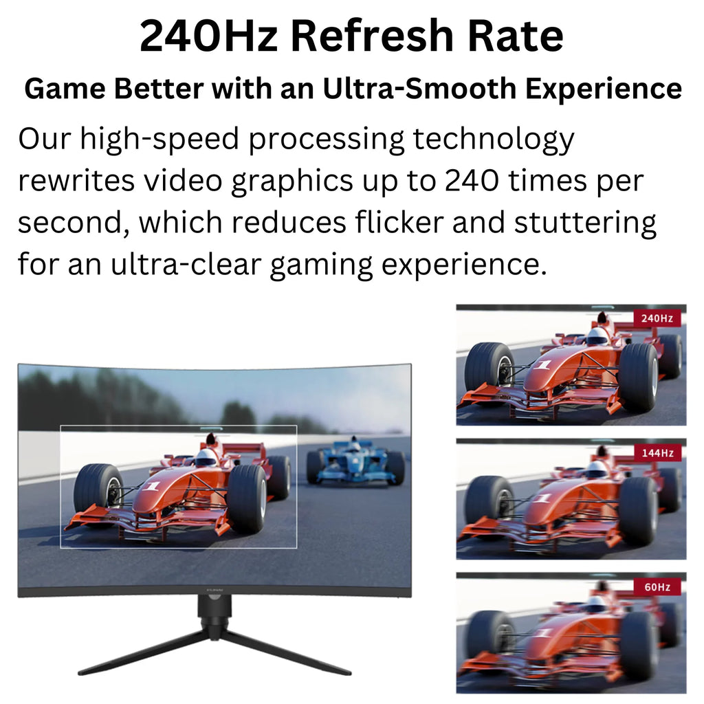 FreeSync™ 240Hz, Curved VA, (FGM-32C545) FHD Enabled Funai 1ms, Premium AMD Gaming HDR, Monitor 32"
