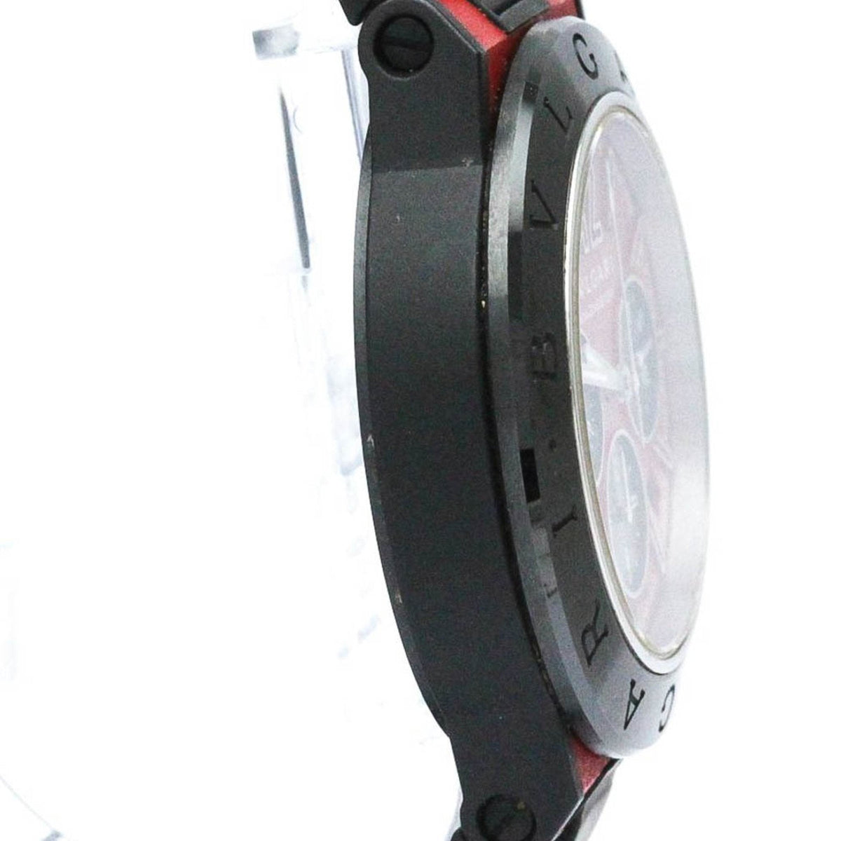 BF567466 (Good) BVLGARI Watch Ceramic DG42SMCCH Magnesium Pre-Owned Automatic Diagono Chronograph