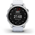 (Refurbished) Adventure Garmin Smartwatch, Silver Sized 7S, Smaller with Fenix Whitestone