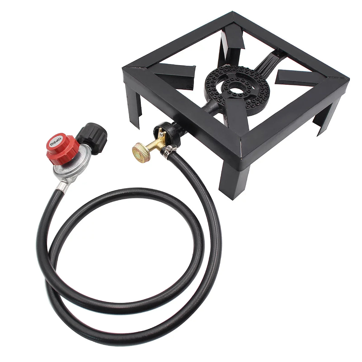 Stove, Iron Cooker Andoer Portable 8KW Cast Gas Control Boiling Ring Fire