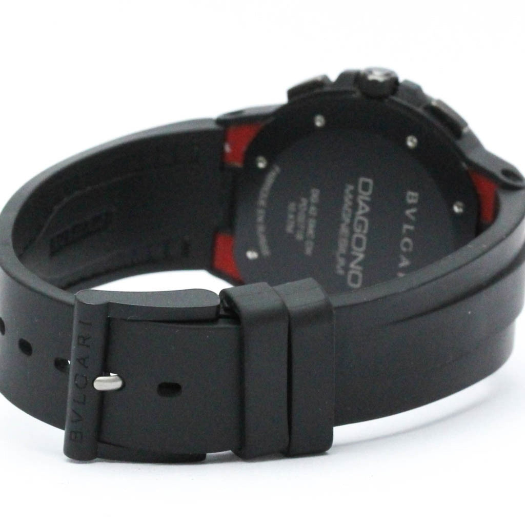 BF567466 (Good) BVLGARI Watch Ceramic DG42SMCCH Magnesium Pre-Owned Automatic Diagono Chronograph