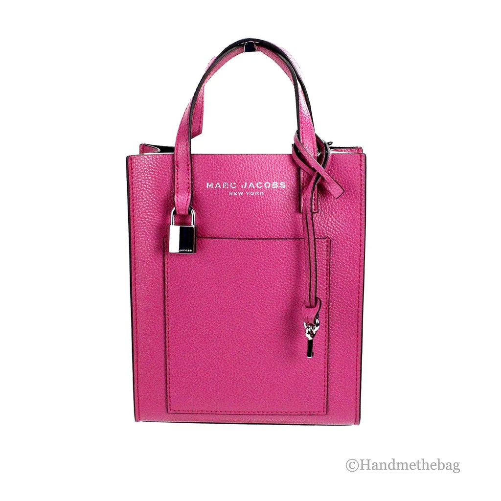 Pebbled Grind Bag Marc Tote Mini Flower Jacobs Crossbody Cactus Leather