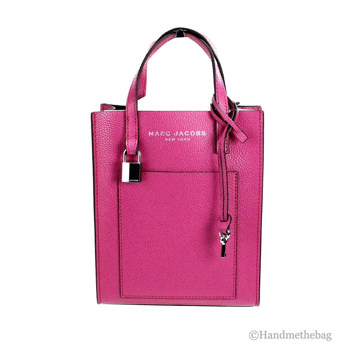 Pebbled Grind Bag Marc Tote Mini Flower Jacobs Crossbody Cactus Leather