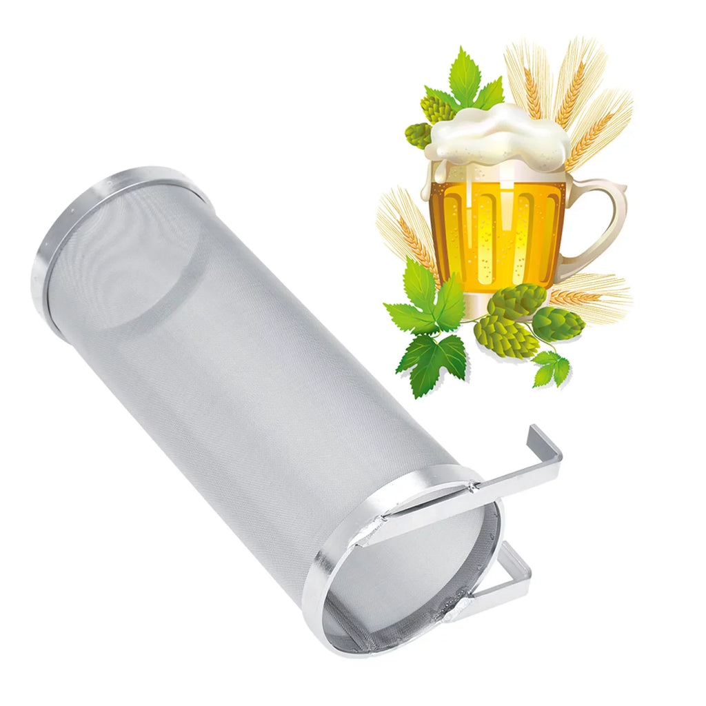 Brew 10 Filter,300 Hop Regun Strainer Filter Stainless Mesh Brew Micron Steel Homemade (Size Beer : 25.5cm)