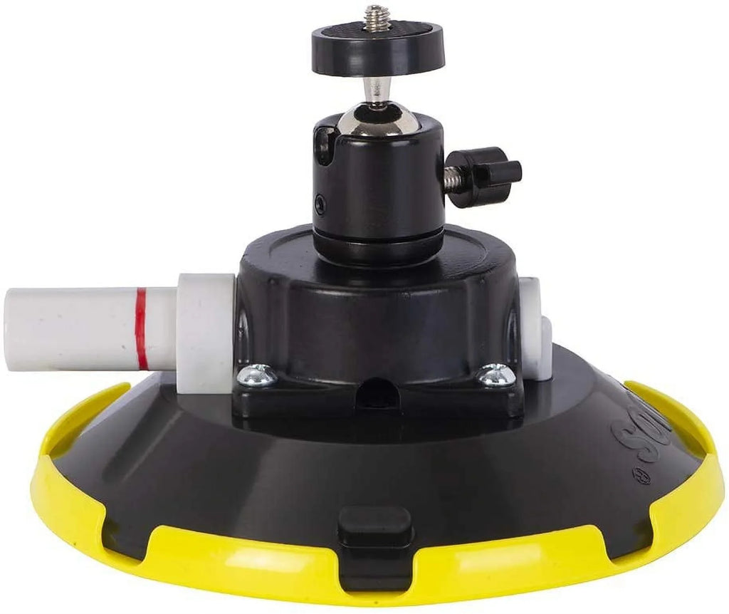 Vacuum Panorama 6" Professional Mount, 360° Holder Kit Car Suction Pump Camcorder Vehicle Cup w/ Camera Mounting