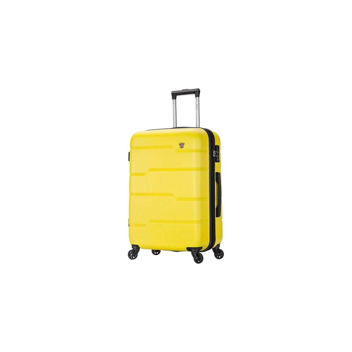 RODEZ DUKAP Spinner Luggage Yellow (DKROD00M-YEL) Plastic 4-Wheel