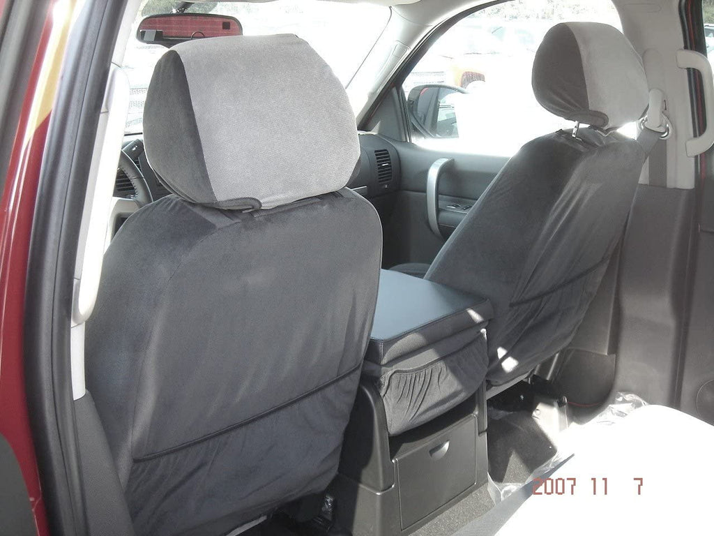 Opening Velour Chevy Suburban 2007-2013 and Opening Lids With With LT Seat Tahoe and Console 40/20/40 In C1127 2 Silverado, Split Gray Black Front