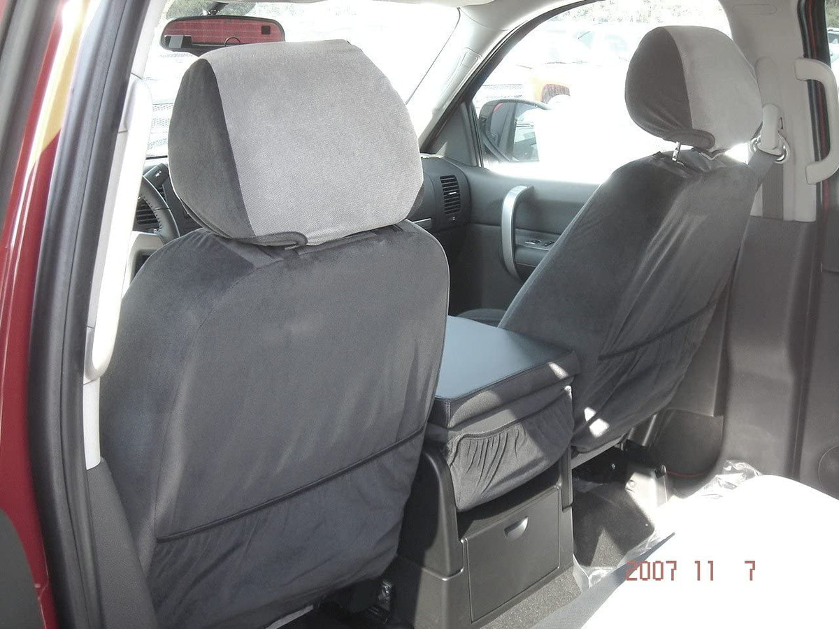 Opening Velour Chevy Suburban 2007-2013 and Opening Lids With With LT Seat Tahoe and Console 40/20/40 In C1127 2 Silverado, Split Gray Black Front