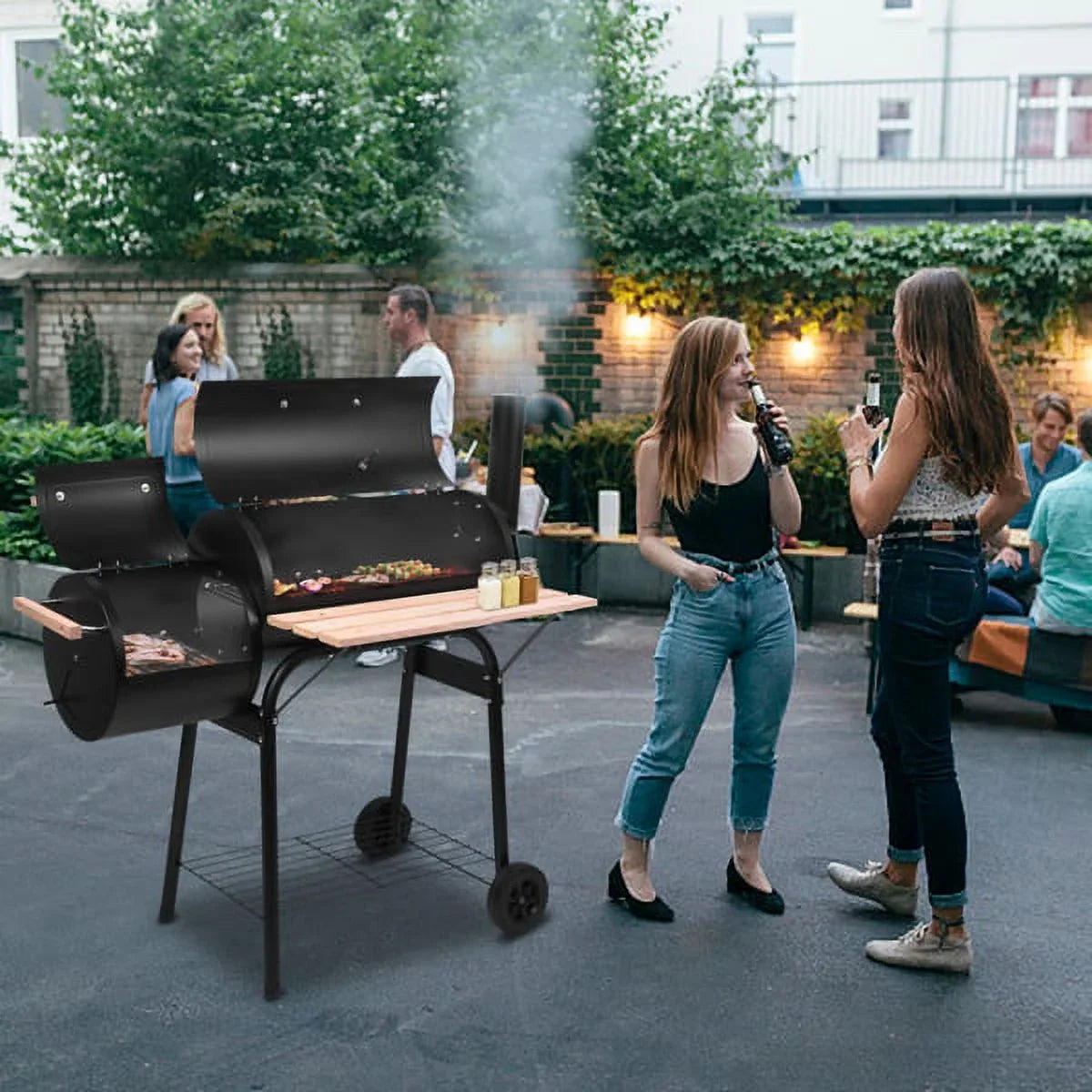 COOKER BACKYARD Mother's 45-INCH Sales ZOKOP SMOKER - Day