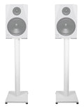 RS29W Stands Studio White 29" Rockville Recording Pair Monitor Steel in Studio