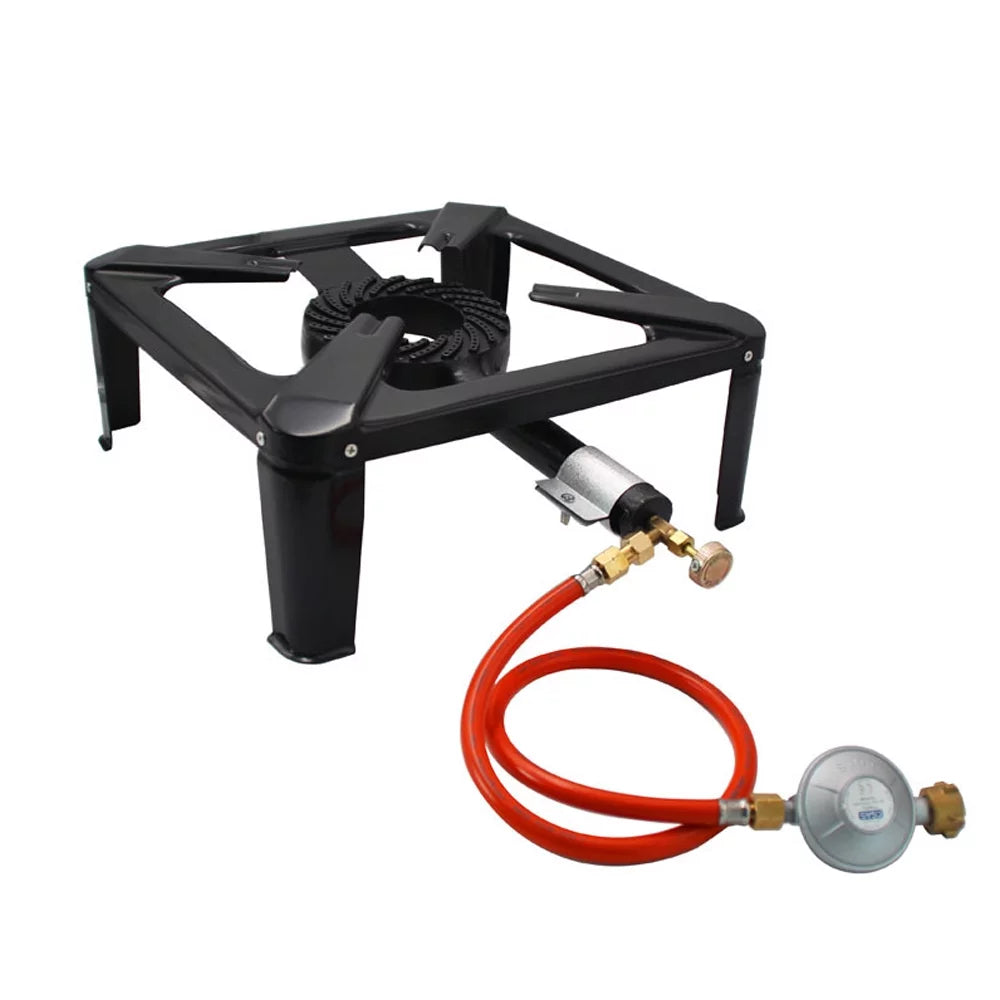 Propane , for Walmeck Stove, Gas Iron Single Furnace Outdoor Cooker BBQ Camping Cast
