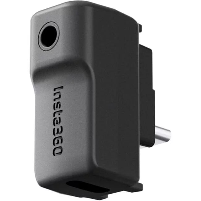 Black Vertical Insta360 X2, Microphone ONE for Adapter CINTYAV-E