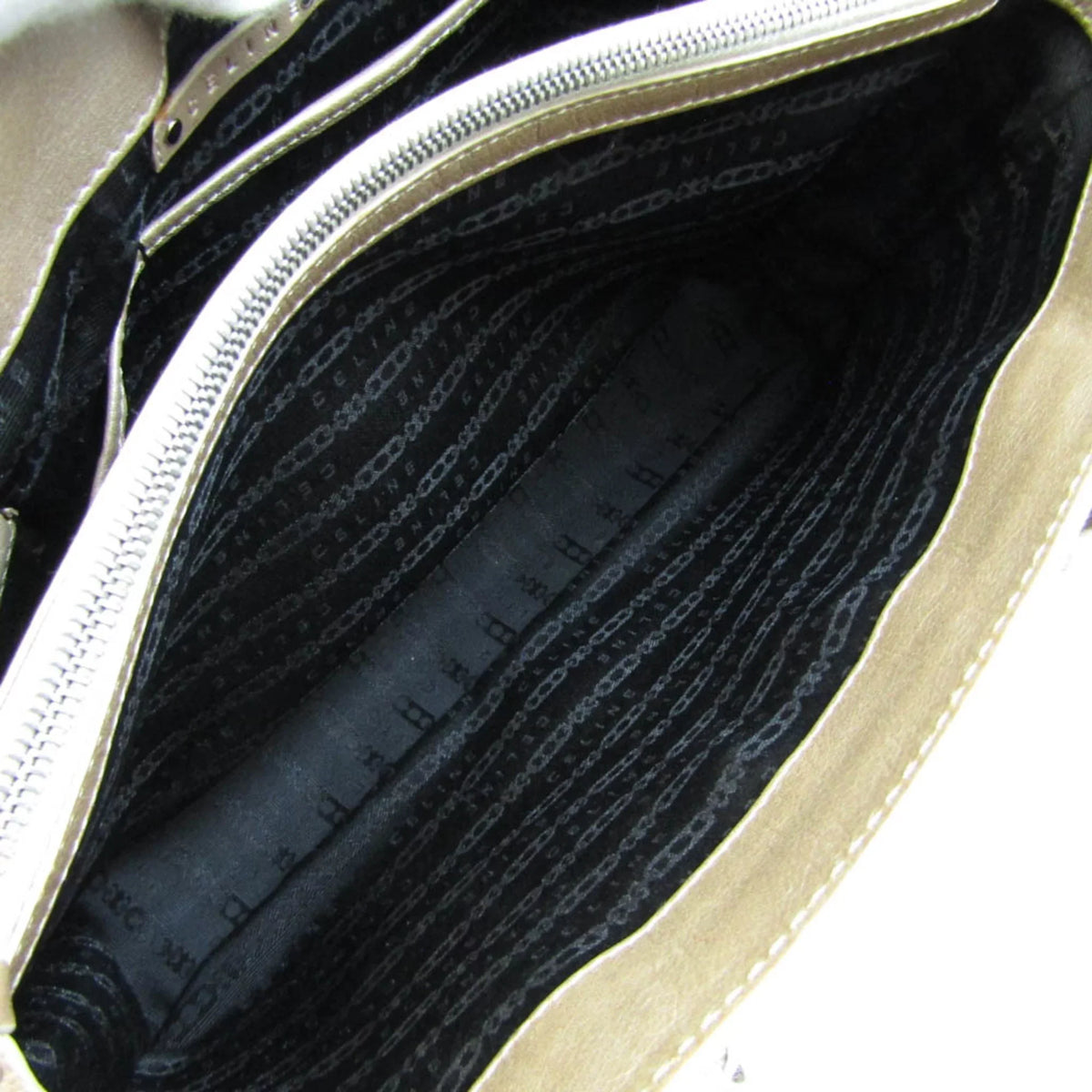 Handbag Celine Beige,Champagne Pre-Owned Boogie Leather Women's (Good)