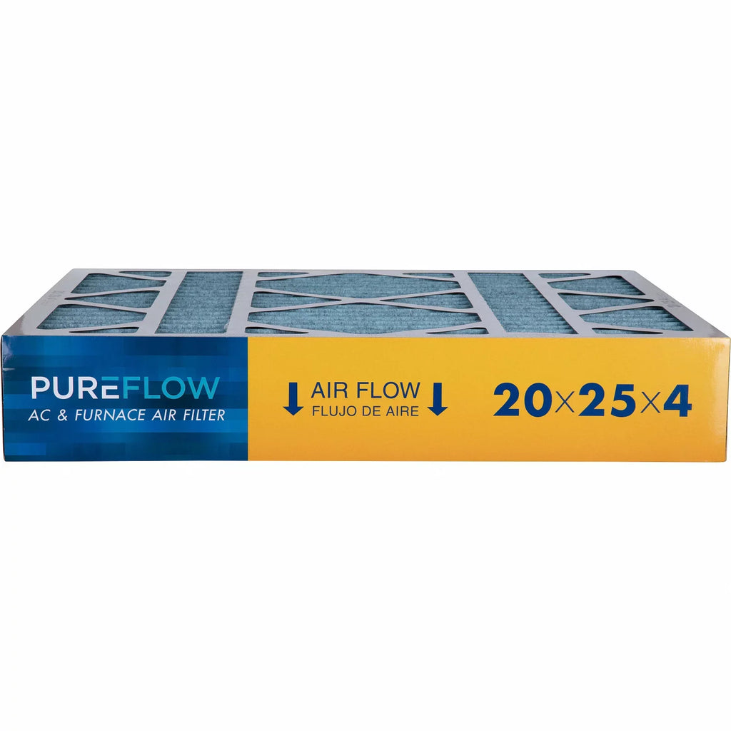 Furnace MERV-13 Home Air of Pack-of-2 Technology, PureFlow, Advanced 4 20x25x4, with Layers Filter Filtration