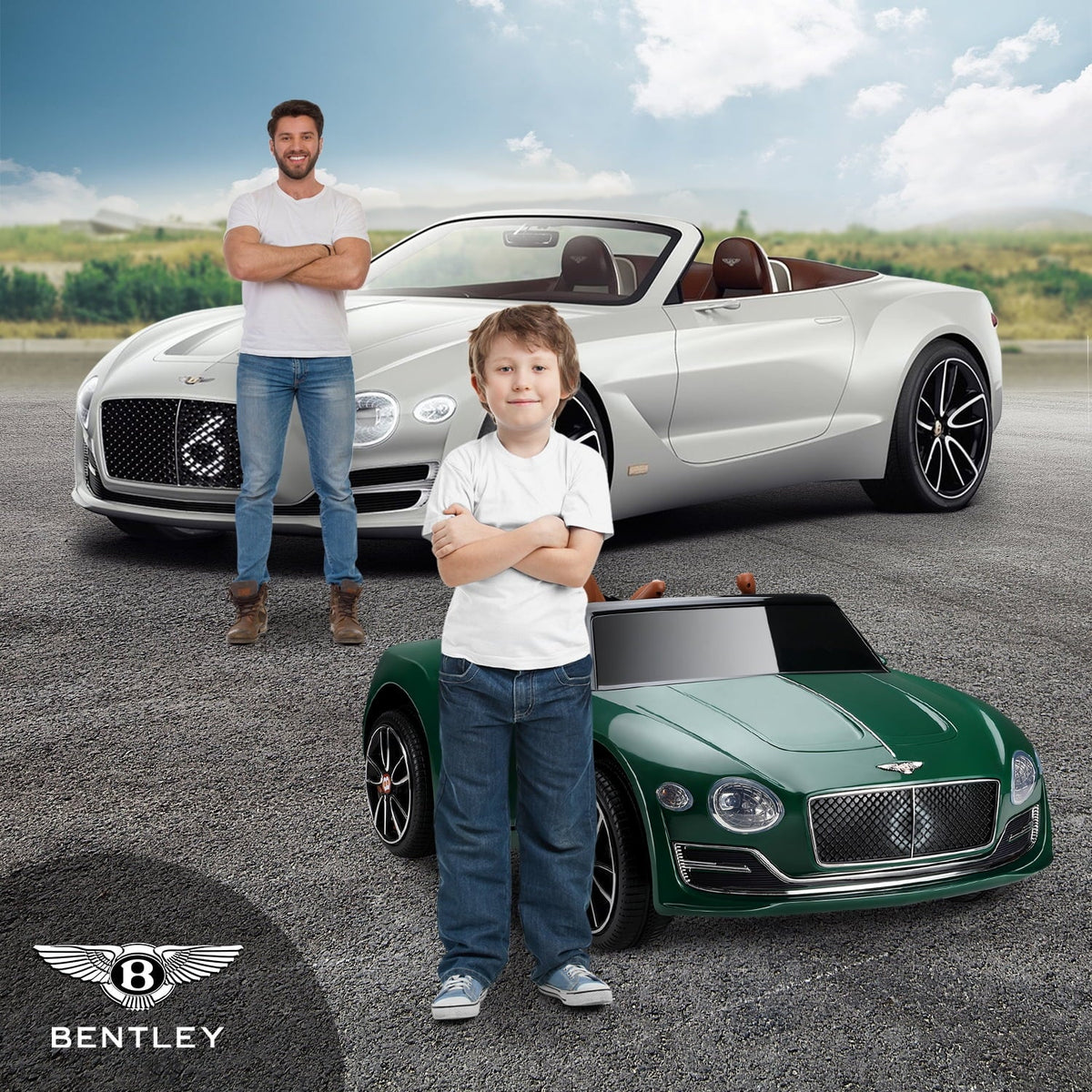 on Age Car Licensed Ride Boys 3+, Official Electric Remote Girls Ride for Music, with Car, Control, Car LISUEYNE on Bentley 12V Green