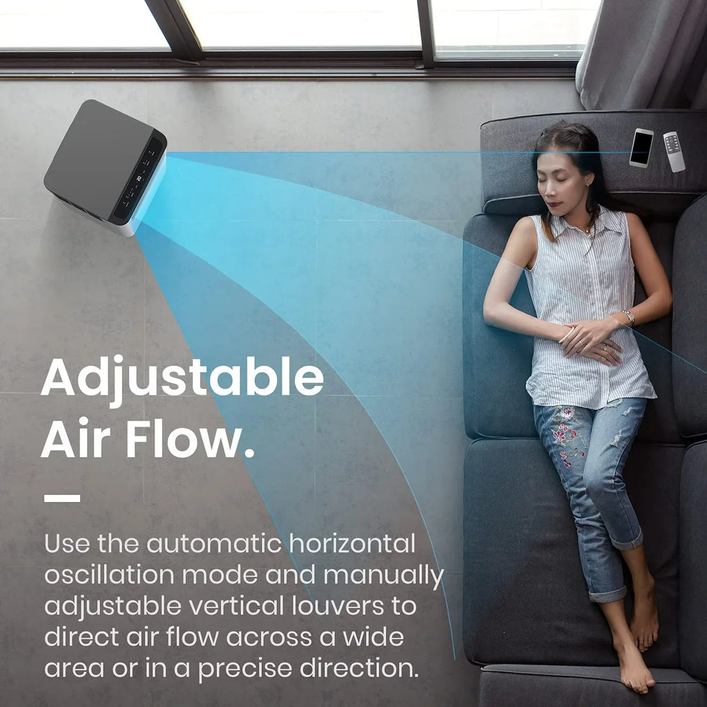 Air Fan, Room Timer, Night, Air Unit, Conditioner Wifi Conditioning Smart Kit, BTU Venting Portable with in Portable Window 1 QCAI Conditioner Dehumidifier, 10000 450SqFt Unit Air 4 for AC