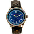 Watch Dial, Blue Wrangler 40mm Strap Black