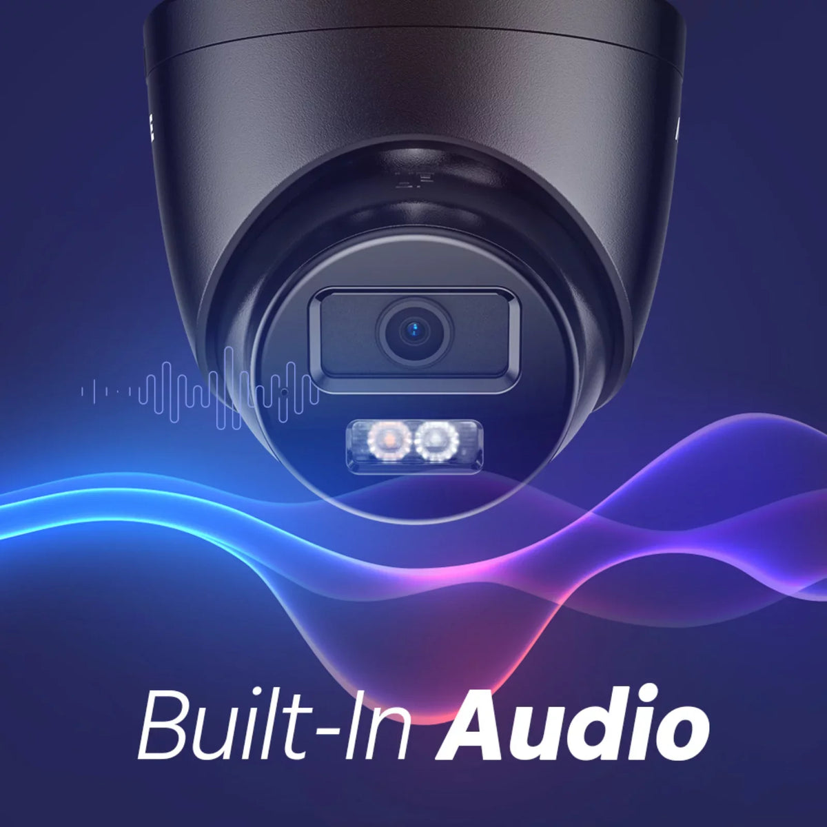 3K Security, Dual Black Home Smart 120 Light, Color Human/Vehicle Surveillance Security Mic Lens, 2.8mm AI Built-in Cameras Turret Detection, Vision, Night dB ANNKE for Wired PoE WDR, Camera, Outdoor