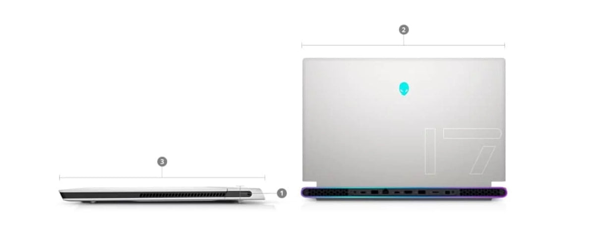 (2021) Gaming CPU FHD - Laptop SSD Core + - R1 Dell (Refurbished) X17 RAM SSD Alienware 8 GHz - 4.6 3060 GDDR6 Cores 12GB 1TB 1TB 16GB @ RTX Gen 17.3" - i7 - 11th Restored