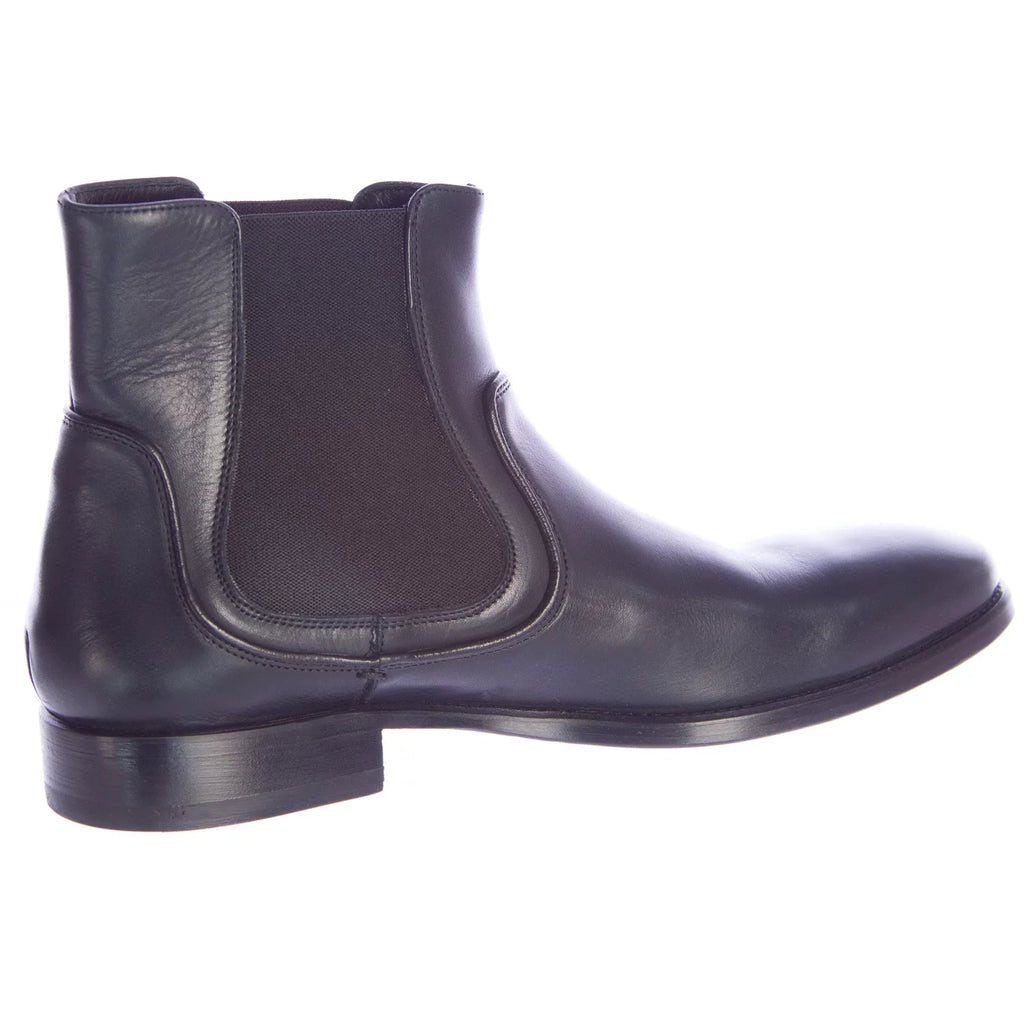 Men's Black Boots Chelsea Varvatos 7 Leather Fleetwood John